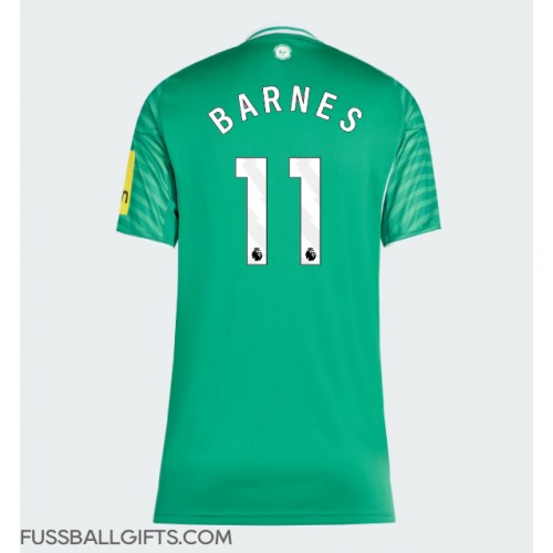 Newcastle United Harvey Barnes #11 Fußballbekleidung Auswärtstrikot Damen 2025-26 Kurzarm